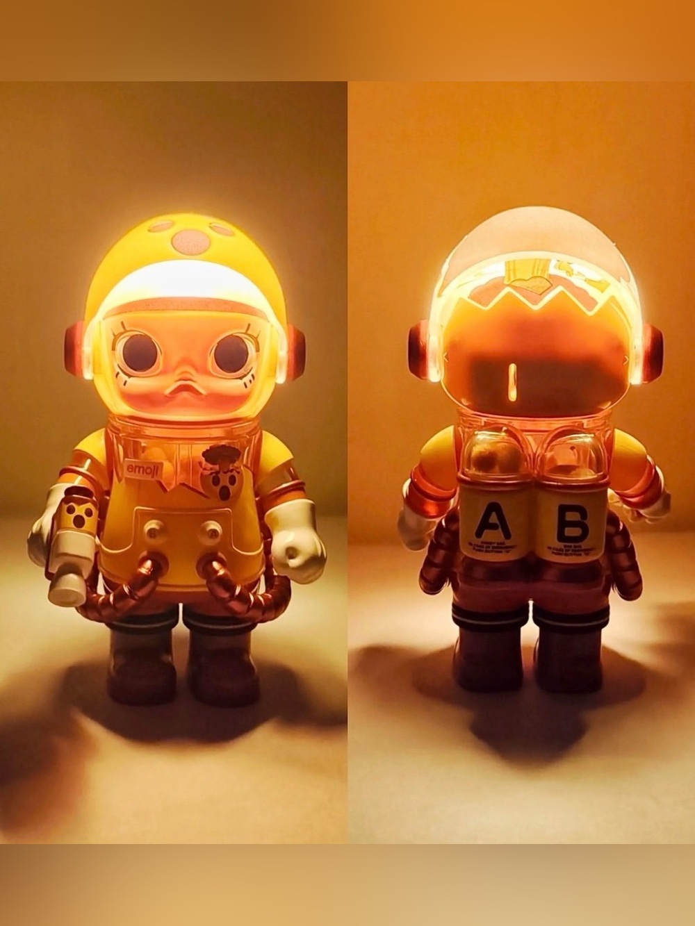 SECRET Mega Space Molly Emoji Series 100% Confirmed Open Minded Pop Mart